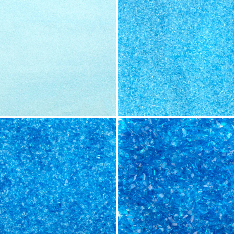 Oceanside 5332 Blue Topaz Transparent - Howaco Glass