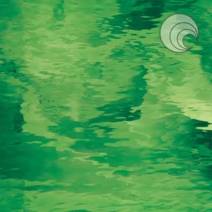 Oceanside Light Green Waterglass Fusible