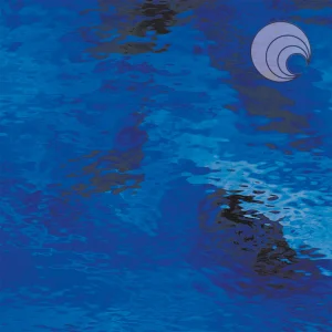 Oceanside Dark Blue Waterglass Fusible