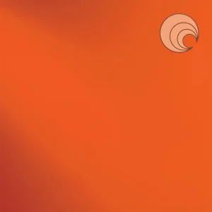 Oceanside Orange Smooth Transparent Fusible