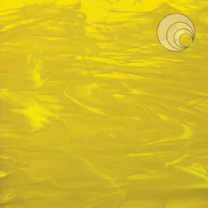 Oceanside Yellow/White Wispy Smooth Fusible