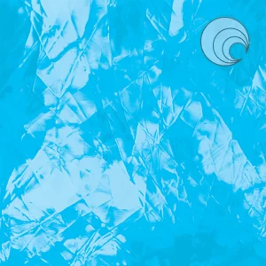 Oceanside Sky Blue Artique Fusible