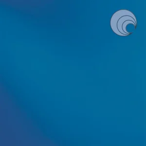 Oceanside Steel Blue Smooth Transparent Fusible