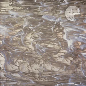 Oceanside Bronze/White Wispy Smooth Fusible