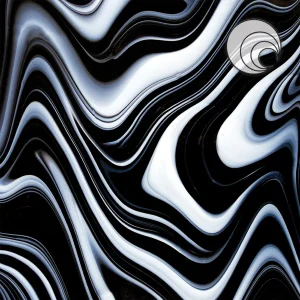 Oceanside Licorice Swirl OpalArt Fusible