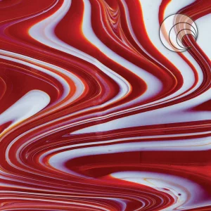 Oceanside Strawberries & Cream OpalArt Fusible